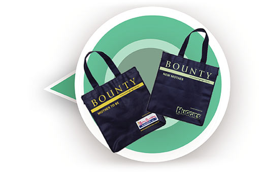 Claim Free Mother to be Bounty Bags