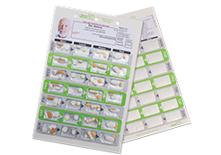SureMed Bi-Fold medication card